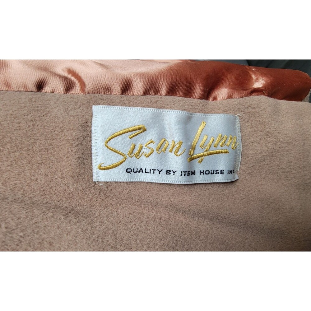 Vintage Susan Lynn Car Coat Golden Beige Light Academia Scandinavian Retro Indie - Picture 4 of 7